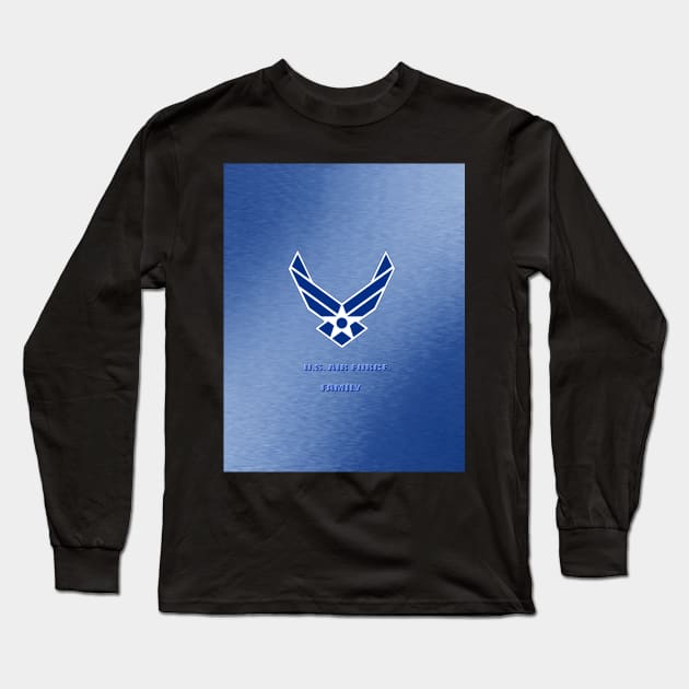 U.S. Air Force  Family Long Sleeve T-Shirt by robophoto